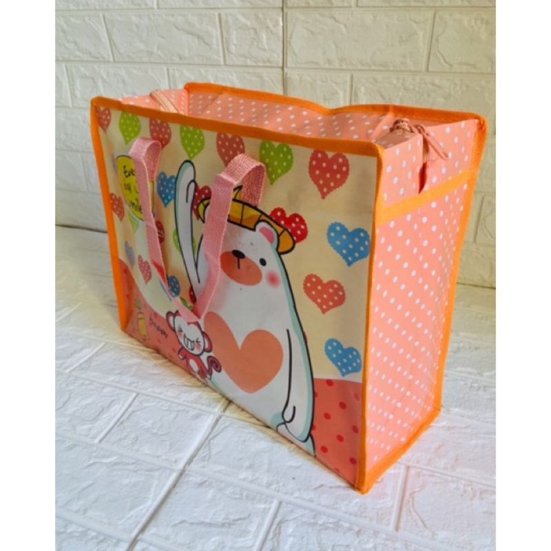 Tas Jinjing Karung Plastik 40x30 cm Tas Serbaguna Totebag