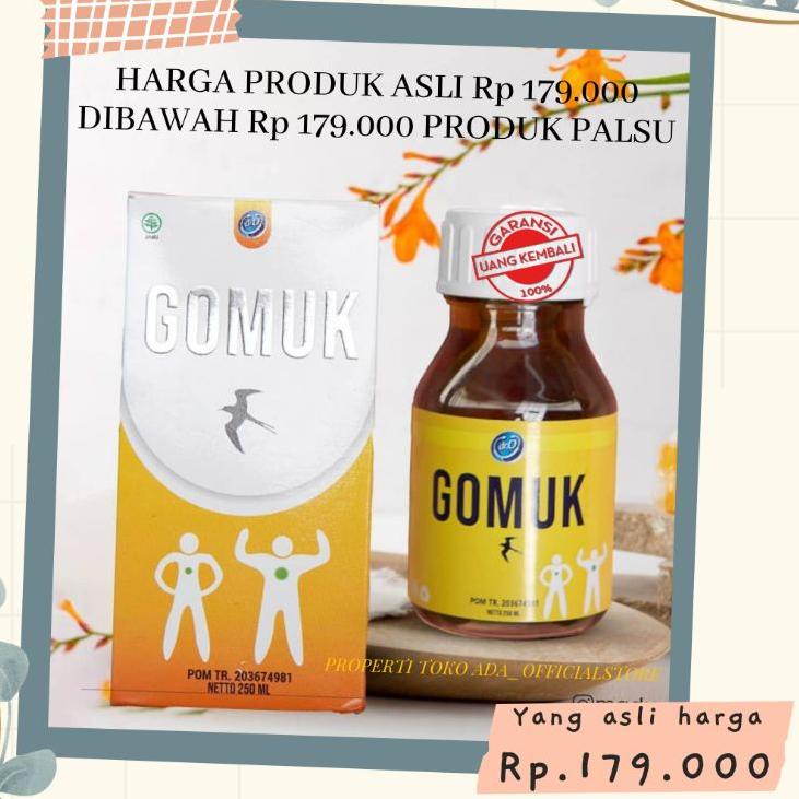 Trendy ORGINAL Madu Gemuk Badan II Madu GOMUK 250ml GOMUK ASLI ORIGINAL - MADU PENGGEMUK BADAN - GOM