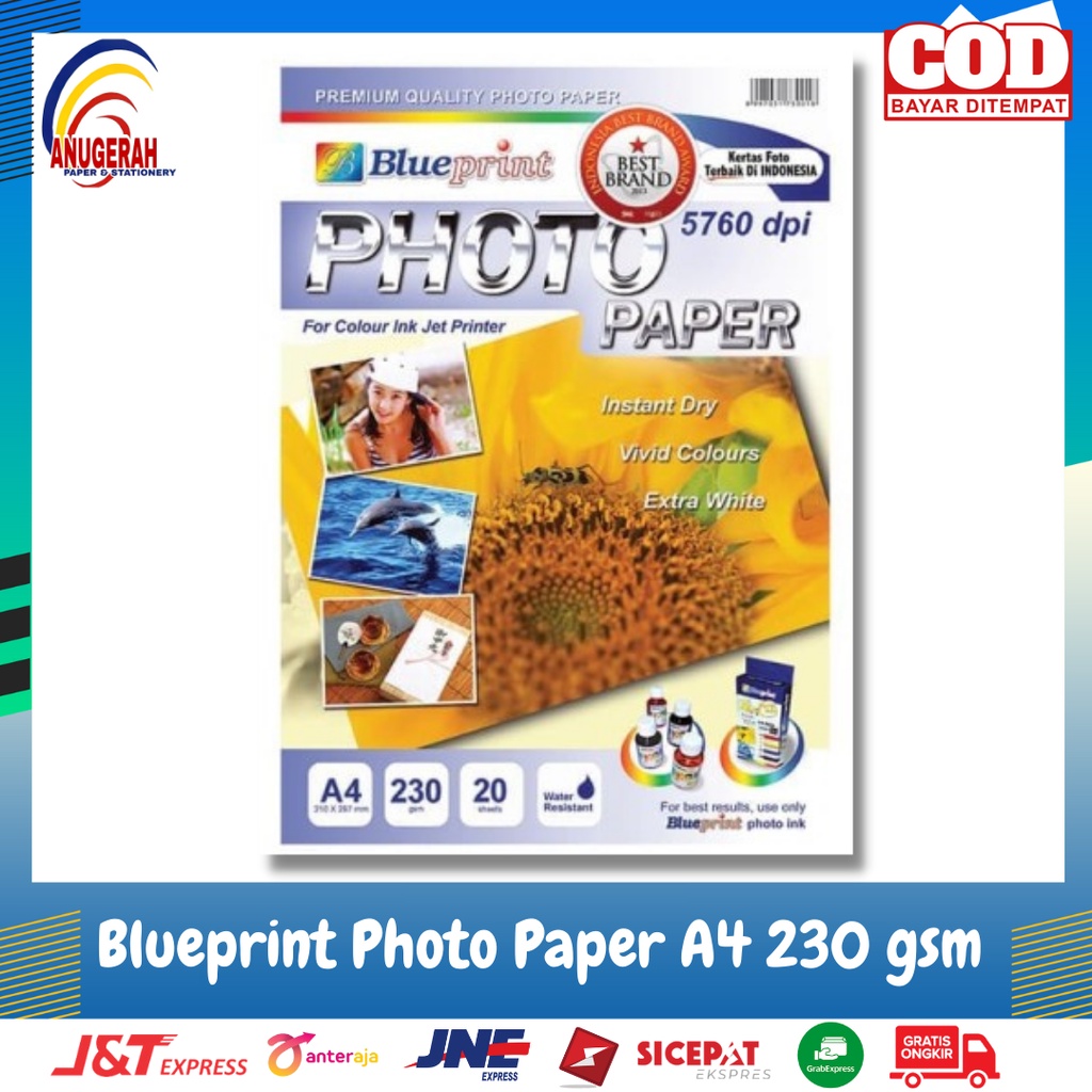

Blueprint Photo Paper A4 230 gsm (PAK)