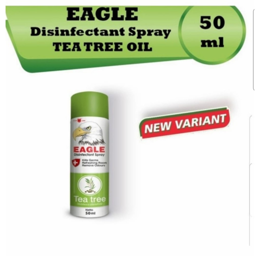 EAGLE DISINFECTANT SPRAY EUCALYPTUS TEA TREE OIL 50ML ORIGINAL CAPLANG