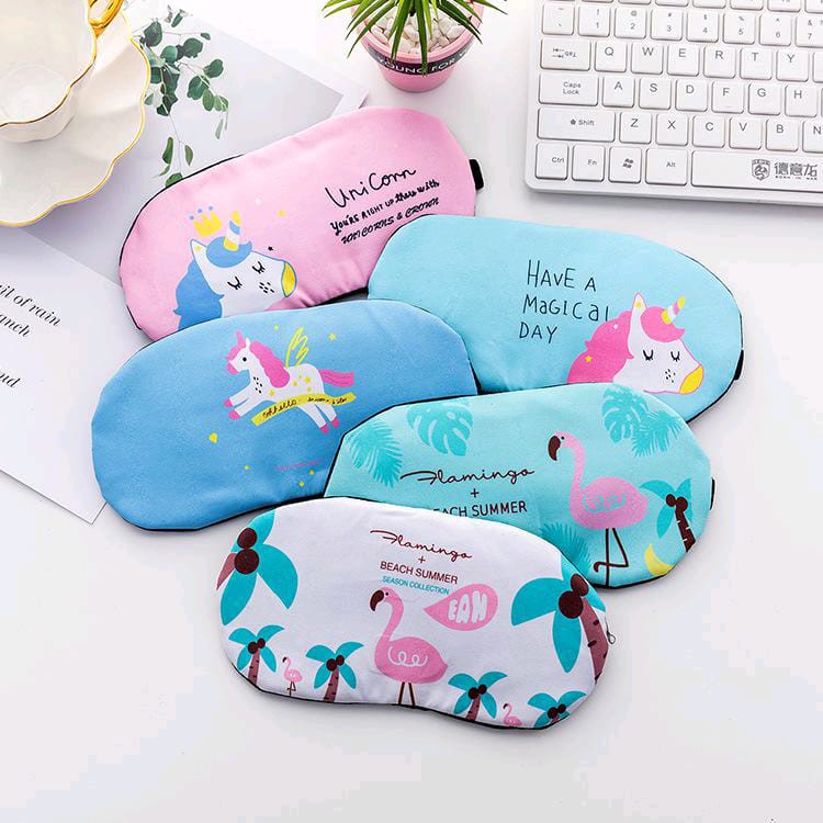 Penutup Mata Motif Kartun Binatang Kecil