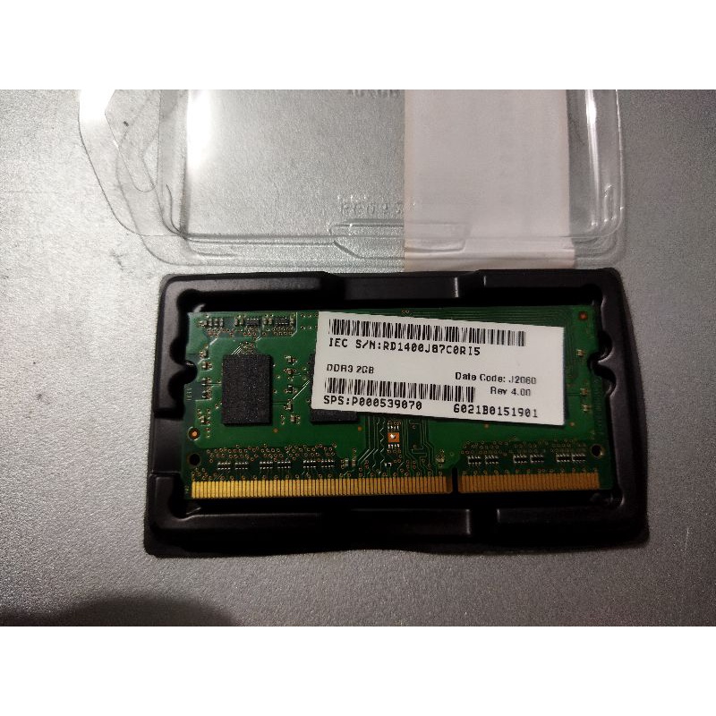 Ram Laptop / Sodimm Ddr3 2 GB 10600 Toshiba