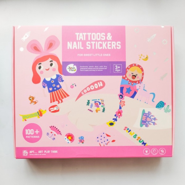 

Mainan Accessories Anak/Tattoo Joan Miro/Tatto mideer/Nail Sticker - GIRL Limited