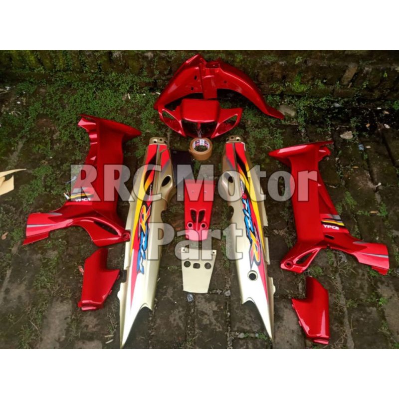 FULL SETT COVER BODY HALUS FIZ R MILENIUM MERAH