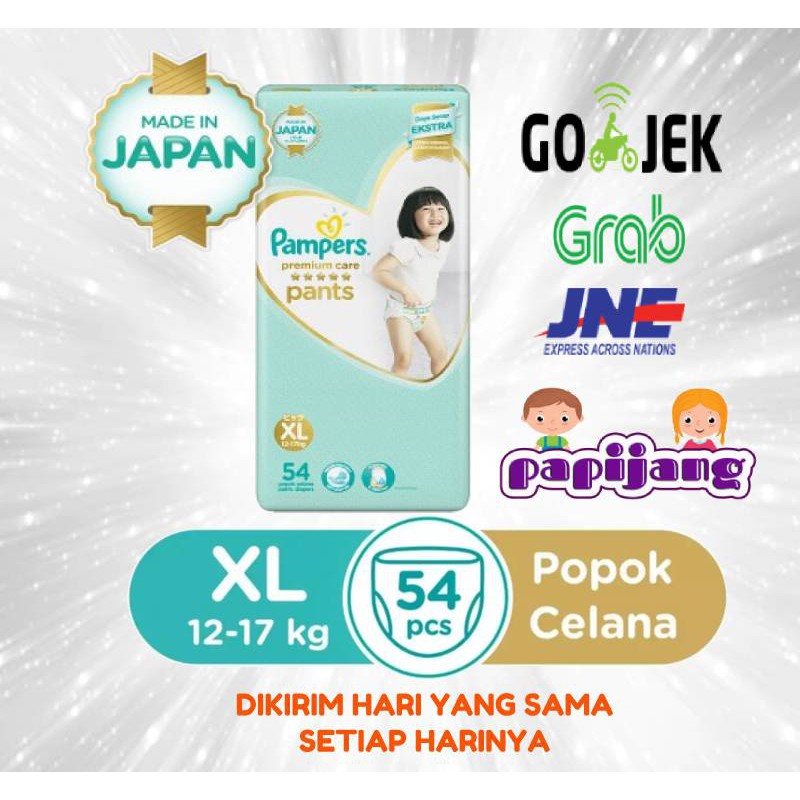 Pampers Premium Pants XL 54 / XL54 | Shopee Indonesia