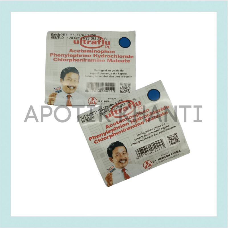 ultraflu tablet obat flu