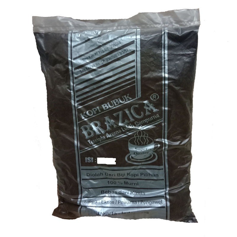 

Kopi Robusta Lampung BRAZICA "Silver Quality / Ekonomis" 250 Gram ( Biji / Bubuk )