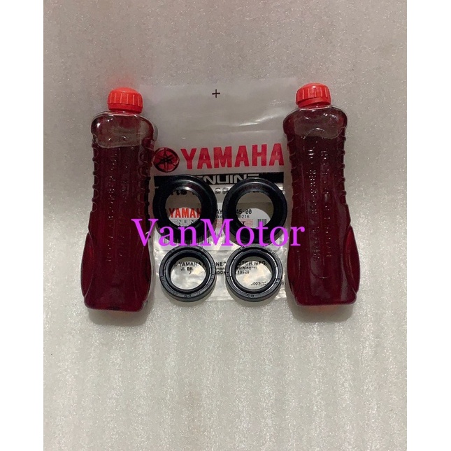 SEAL SHOCK SIL SOK SEAL ABU DEBU MIO J SOUL M3 JUPITER Z1 VEGA ZR MX XRIDE MATIC BEBEK SEMUA YAMAHA SET OIL SHOCK  2pc oil shock 2pc seal abu 2pc seal shock