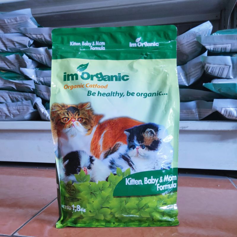 I'm Organic Kitten Baby Mom 1,8kg - Makanan Kucing IM Organik KBM