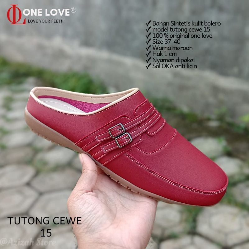 One Love Tutong Wanita kulit - Bustong Wanita Sandal slop wanita Sandal One Love