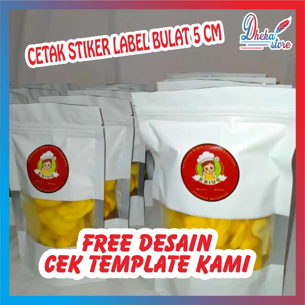 

Cetak Stiker Label Bulat Diameter 5cm