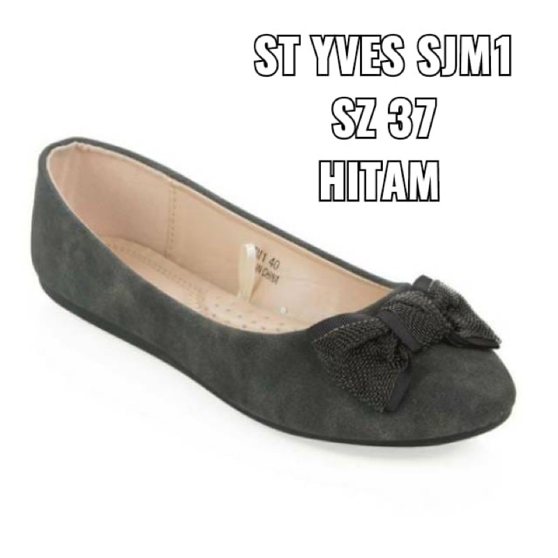 Flatshoes St.Yves SJM1 Hitam