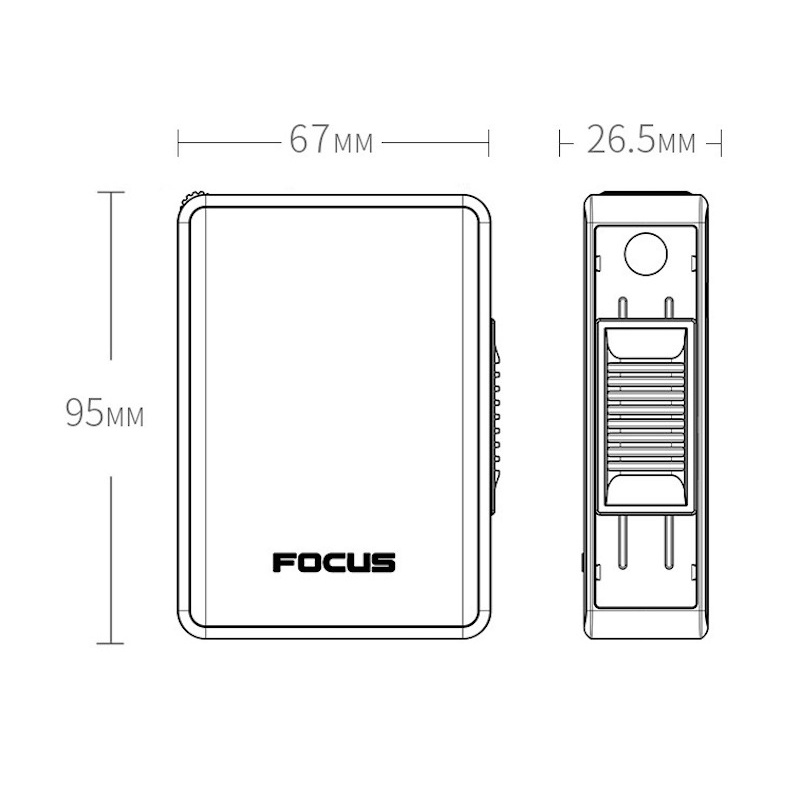 KOTAK SIMPAN IMPOR FOCUS YH065 DENGAN MANCIS BARA UNTUK PANJANG 8.5CM