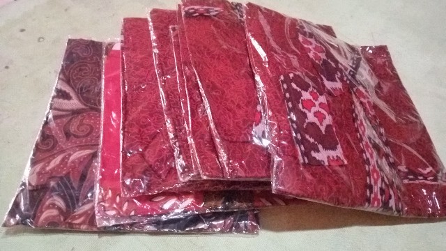 Batik Couple Keluarga Sania Ruffle Ori Ndoro Jowi Dnt Puser Merah