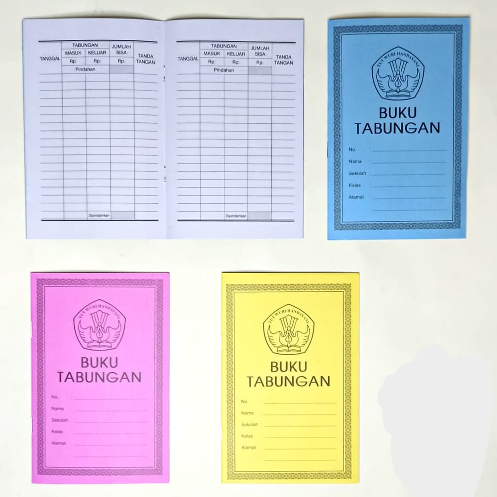 Buku Tabungan SEKOLAH / Buku Tabungan / Buku Catatan
