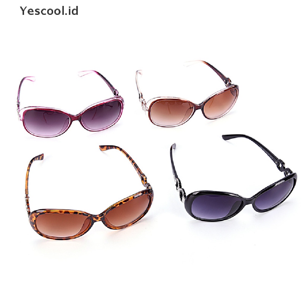 Kacamata Hitam Model Mata Kucing Oversized Gaya Vintage Retro Untuk Wanita