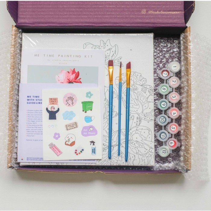 

(TERLARIS) BLUSH painting kit / Paint by number kit STUDIO SANJUNIPERO - Blush, Standard
