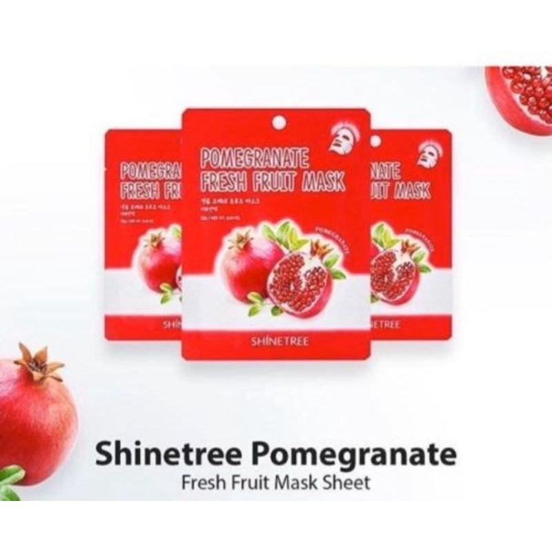 Pomegranate Shinetree Masker Wajah Korea 23gr Masker Pomegranate