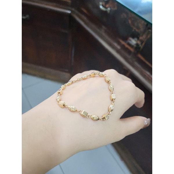 Gelang Tangan emas asli kadar 16k