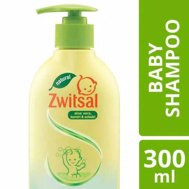 Zwitsal Shampoo Aloe Vera Kemiri Seledri Botol Pump 300ml / 300ml