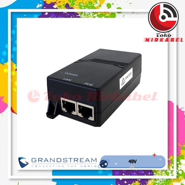 Grandstream 48V Gigabit POE Injector
