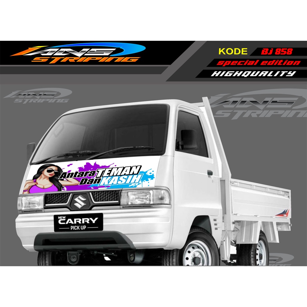 VARIASI STICKER KAP DEPAN MOBIL CARRY/ STIKER KABIN DEPAN MOBIL CARRY PICK UP / STICKER TERBARU