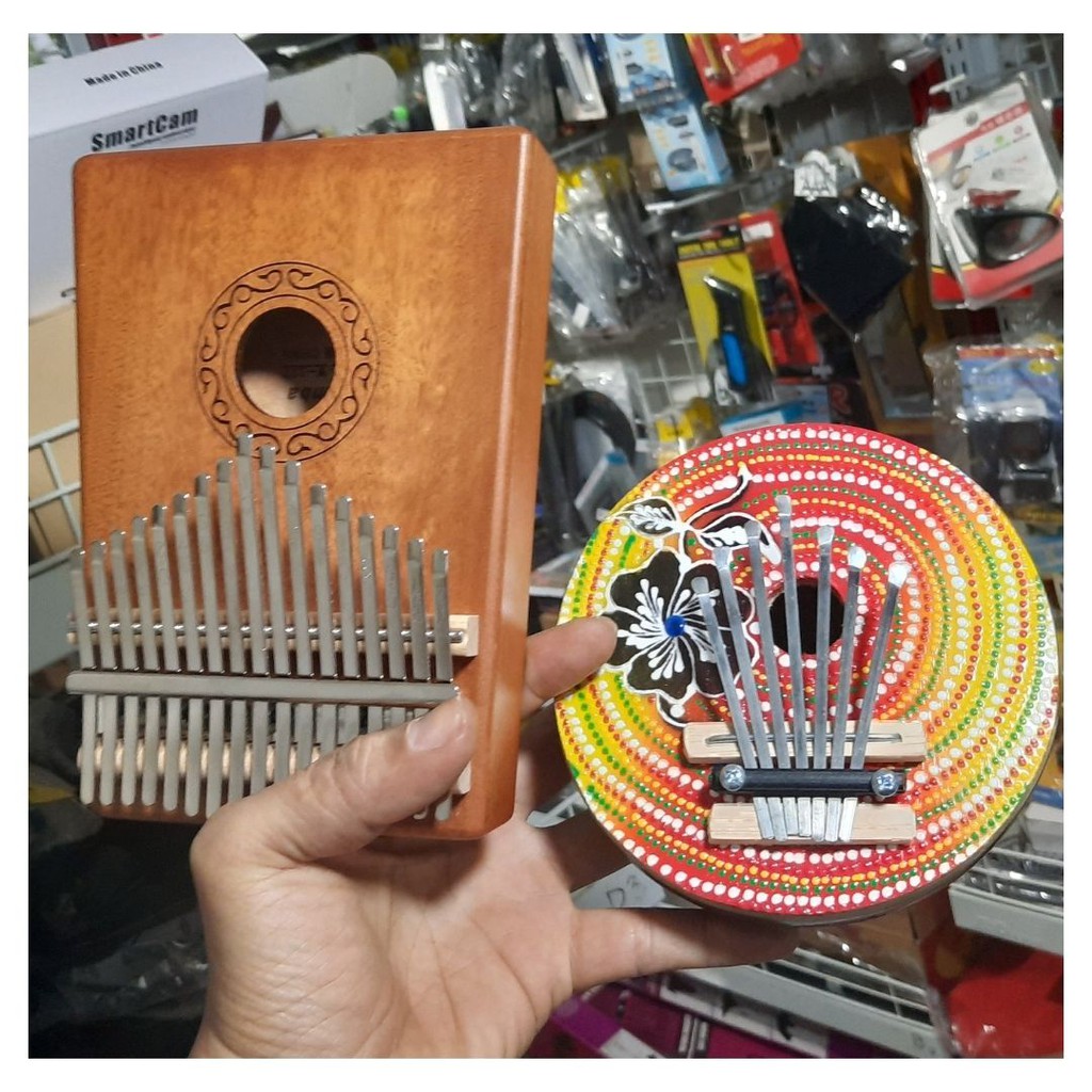 Kalimba Thumb Piano Musical Toys 17 Note Piano Jempol  Karimba 7 Keys 111164