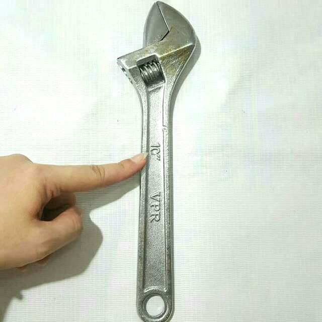 Kunci inggris VPR 10&quot; adjustable spanner atau adjustable wrench