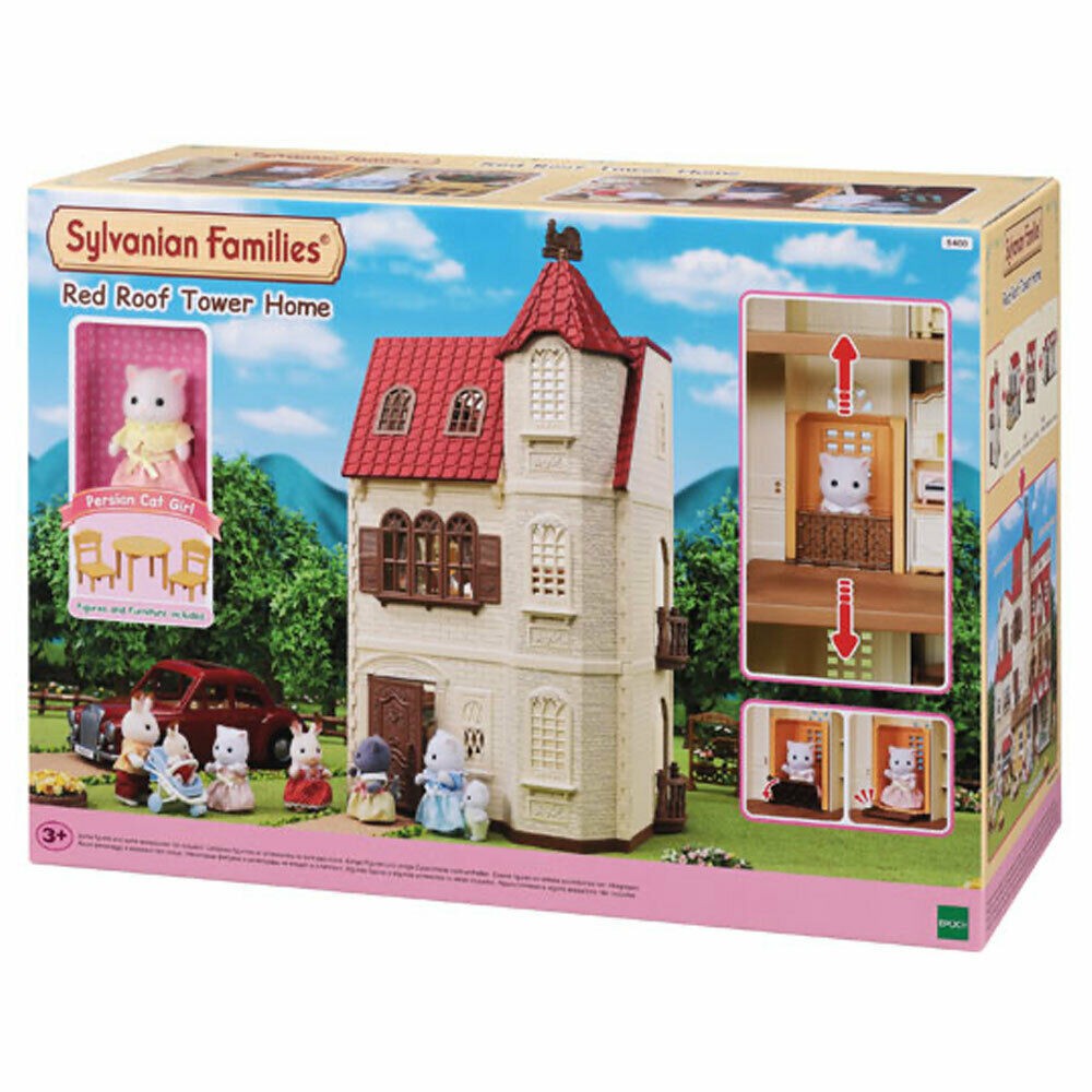 Jual Sylvanian 5400 Red Roof Tower 