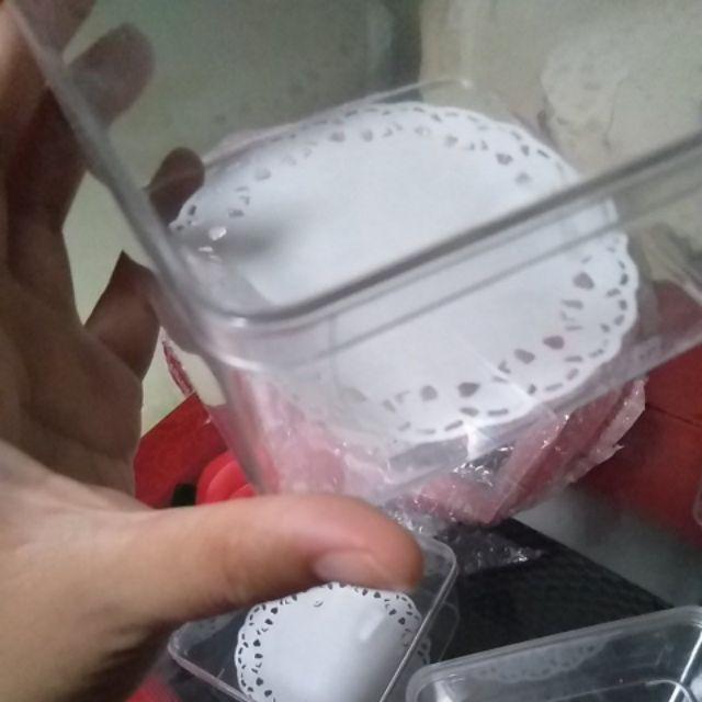 Toples Kue Kering Toples Kotak Makanan 250gr 1lusin 12 Pcs