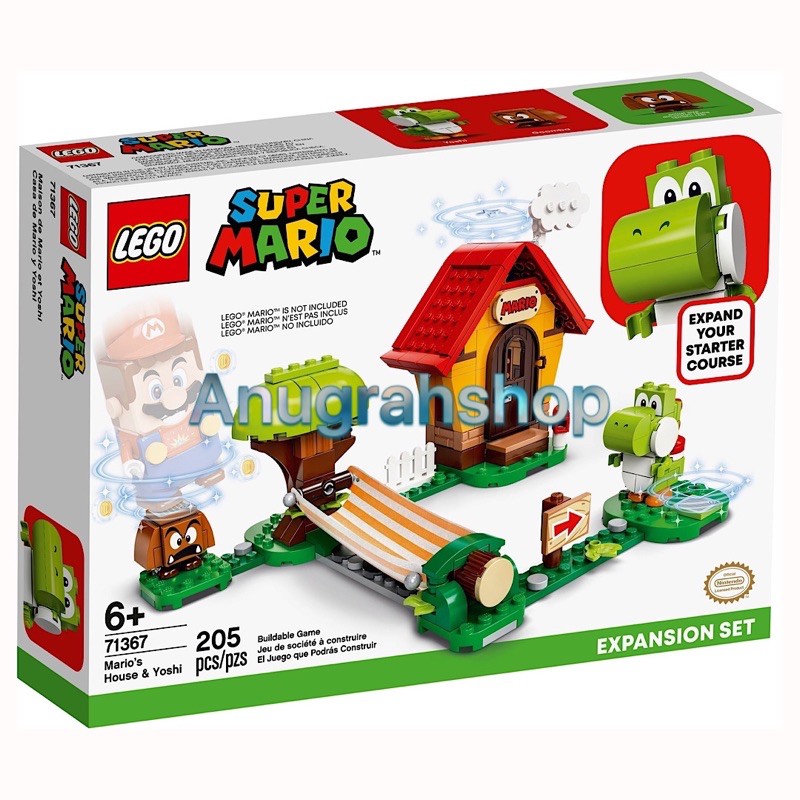 LEGO 71367 SUPER MARIO Mario House & Yoshi