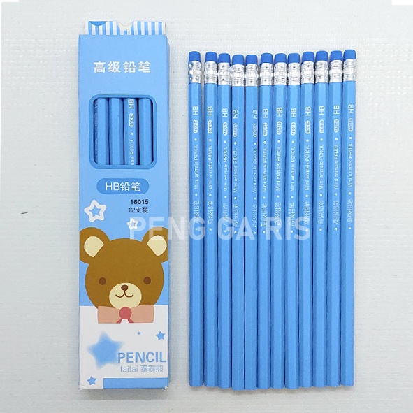 

Pensil HB Penghapus 1 Pack Isi 12 Cute Animals