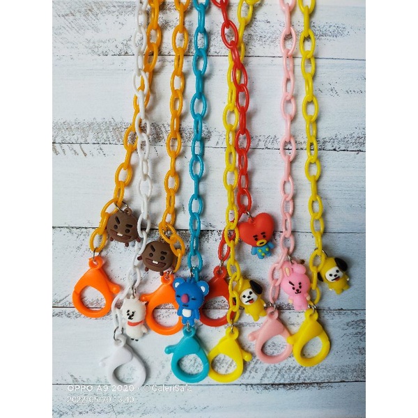 masker bt21 / masker rantai / strap masker bt21