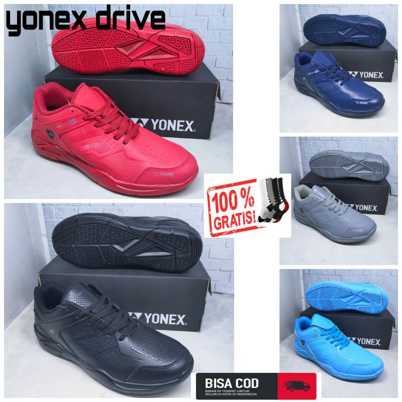 New Sepatu Badminton Yonex Tru Cushion Drive Black