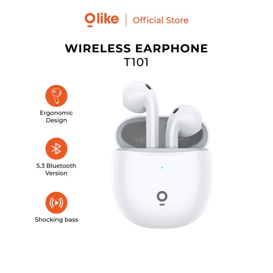 Olike T101 Wireless TWS Earphone Bluetooth - Garansi Resmi