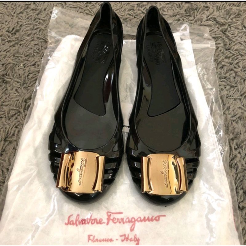 [COD] Flatshoes Jelly Import Premi 1808 DB