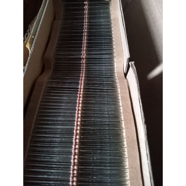 100pcs resistor 1/8 berbagai ukuran