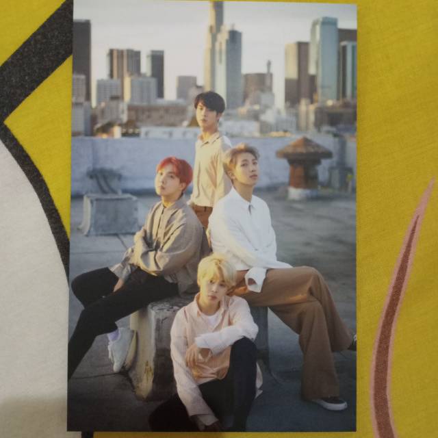 BTS GROUP POSTCARD DICON