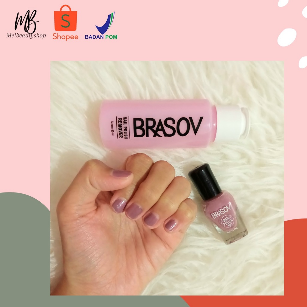 BRASOV NAIL POLISH - BRASOV KUTEKS 8ML BPOM