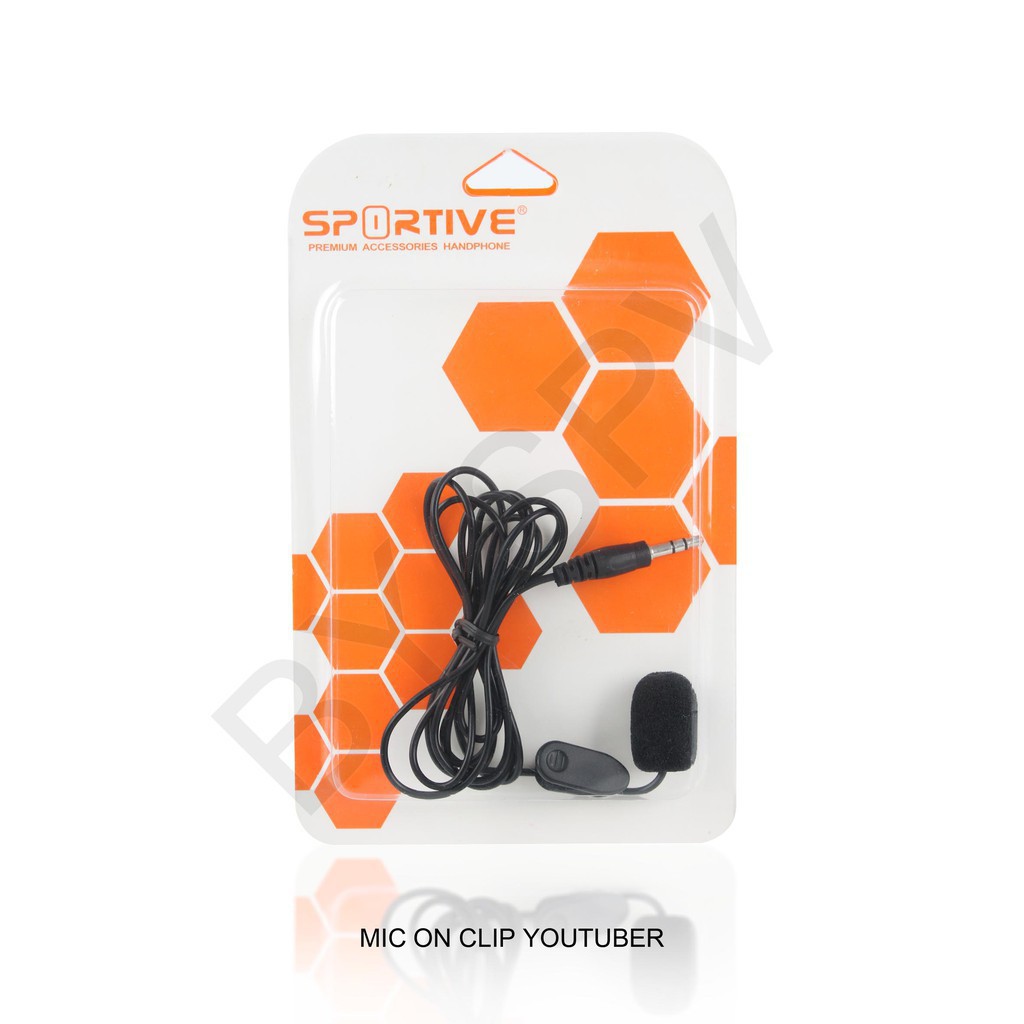 [NEW] [Mic On + Splitter] Mic Clip on Youtube Audio Splitter untuk Youtuber Vlogger Smule untuk Rekaman