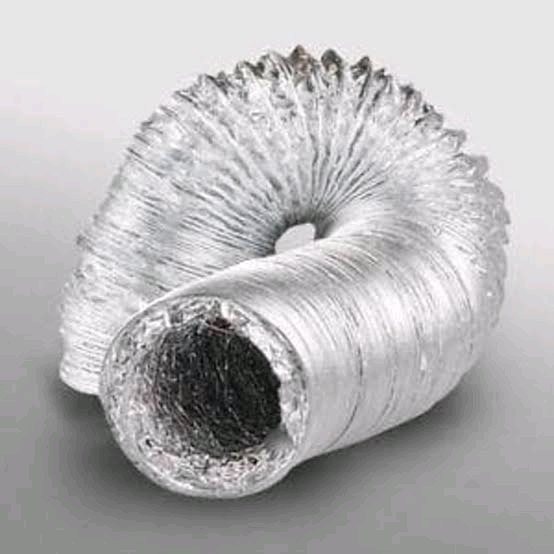 FLEKSIBEL ALUMUNIUM 8 INCHI/CEROBONG ASAP/EXHAUST SLANG