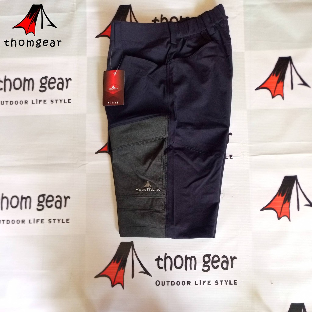 Celana Pendek Gunung Outdoor Hiking Pendek Yamitala Mountain Pro Unisex Pria Wanita Laki Laki Cewek Cewe Cowok Cowo Dewasa Quickdry Stretch Elastis Slim Fit Reguler Karet Pinggang Original Terbaru Ukuran S Xl 27 Jumbo Thomgear