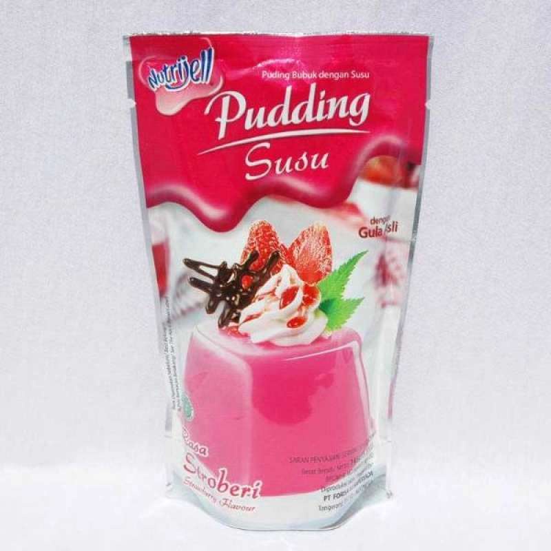 NUTRIJELL PUDDING STRAWBERRY 145gr