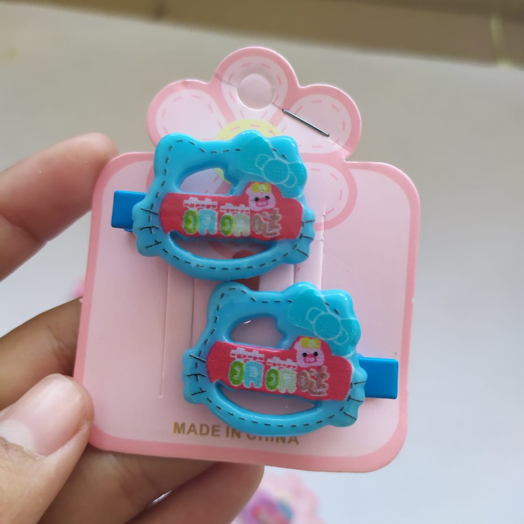 [AC] Jepit Rambut Anak Perempuan Hello Kitty