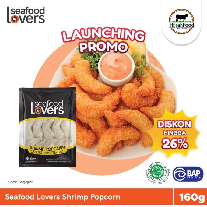 

Seafood Lovers Shrimp Popcorn / Udang Tepung Pop Corn (160 gr)