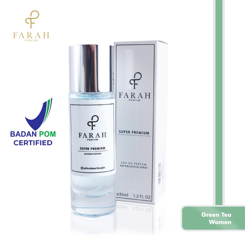 Green Tea Women Super Premium by Farah Parfum - Parfume Tahan Lama Wanita