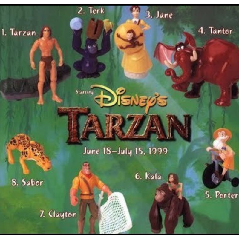 McD Happy Meal Tarzan USA 1999 #1 Tarzan