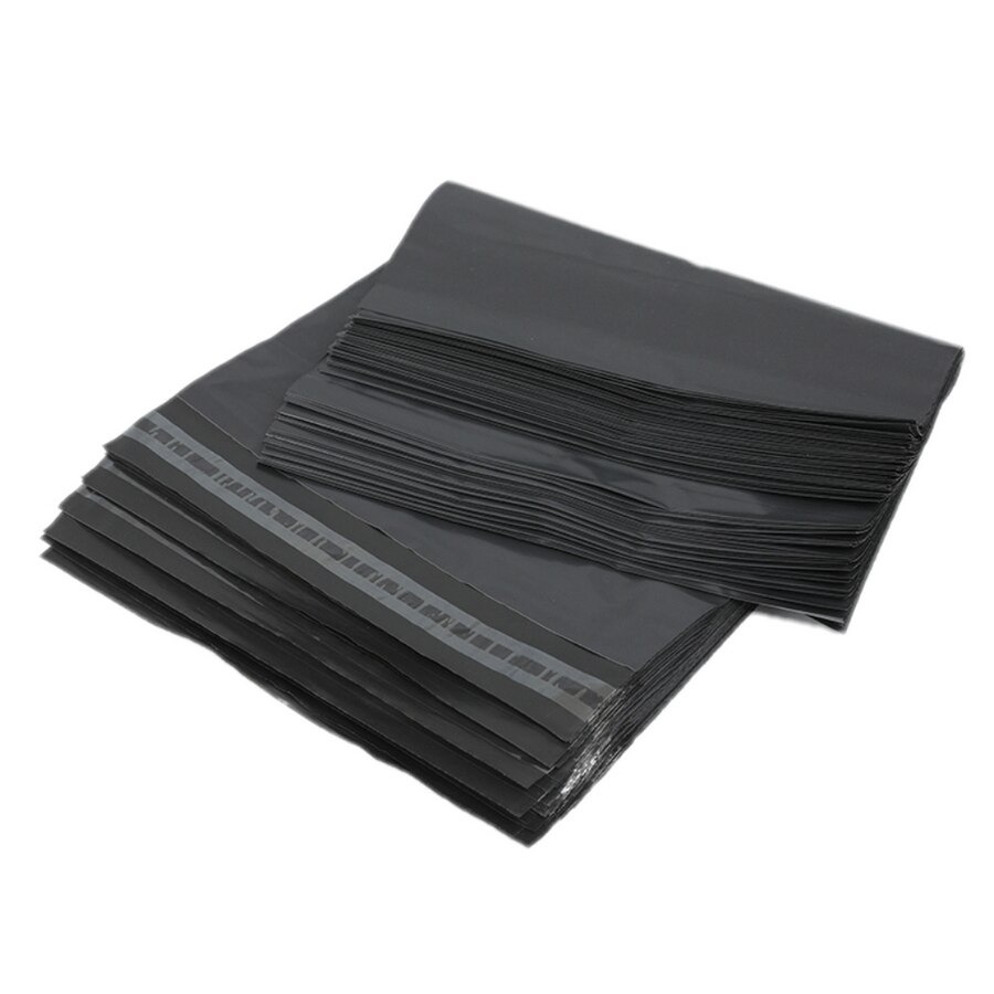 Polymailer Kantong Amplop Plastik Packing Polymailer 20x30cm 100 PCS Murah - Hitam