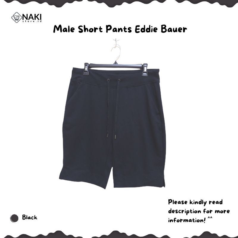 CELANA PENDEK PRIA EDDIE BAUER HITAM