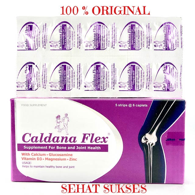 Caldana Flex Box ( 5 Strip ) ~ Suplemen Persendian